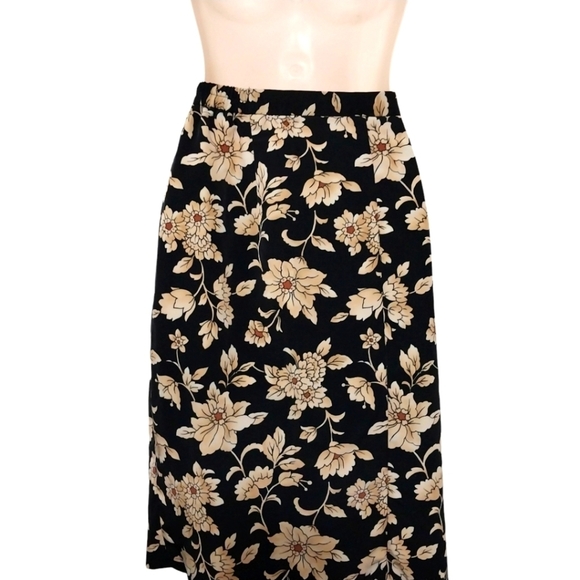 🔵BOGO FREE🔵 Worthington Wrap Look Floral Skirt Sz 18 - Picture 3 of 4